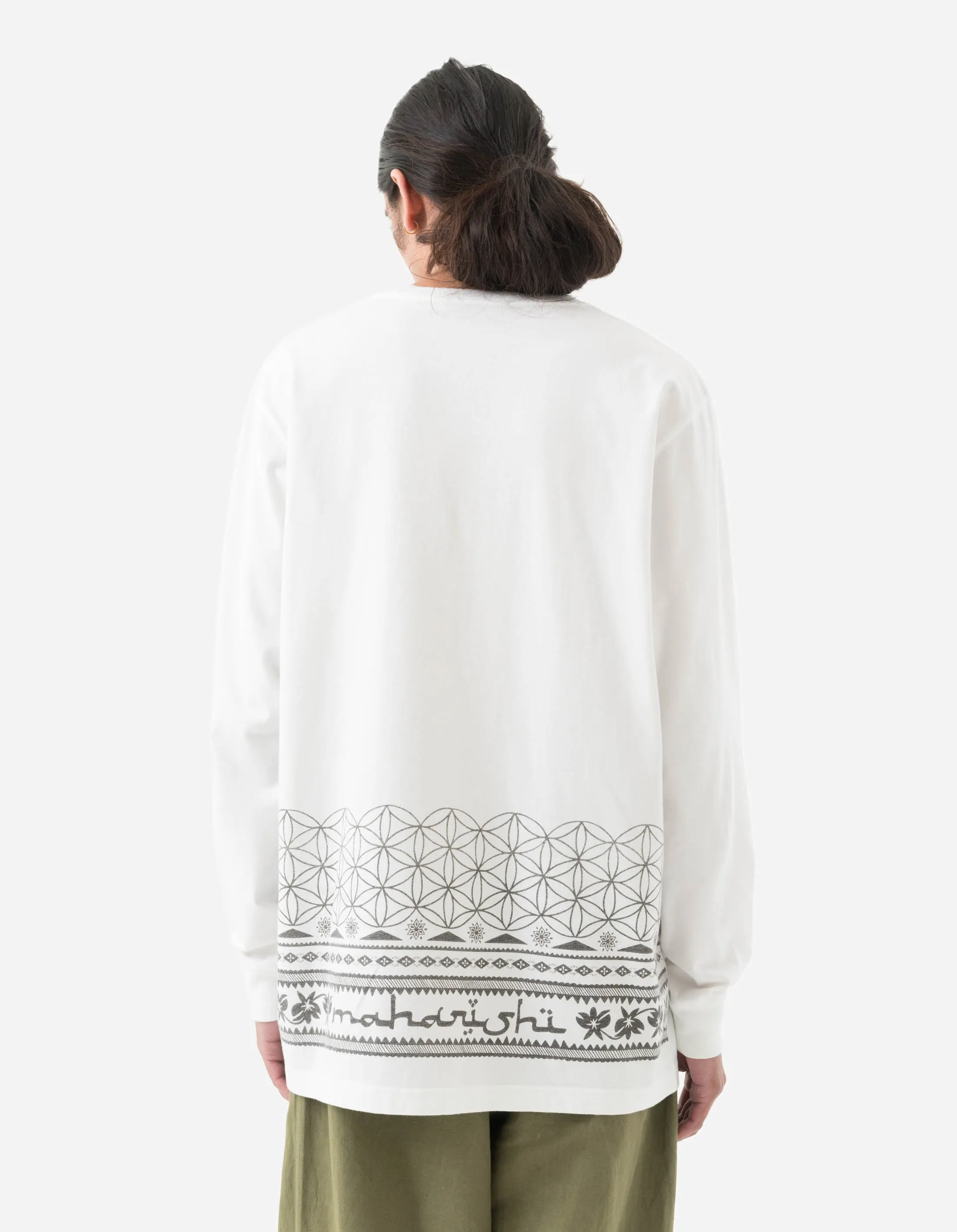 1352 Thar Maharishi L/S T-Shirt White