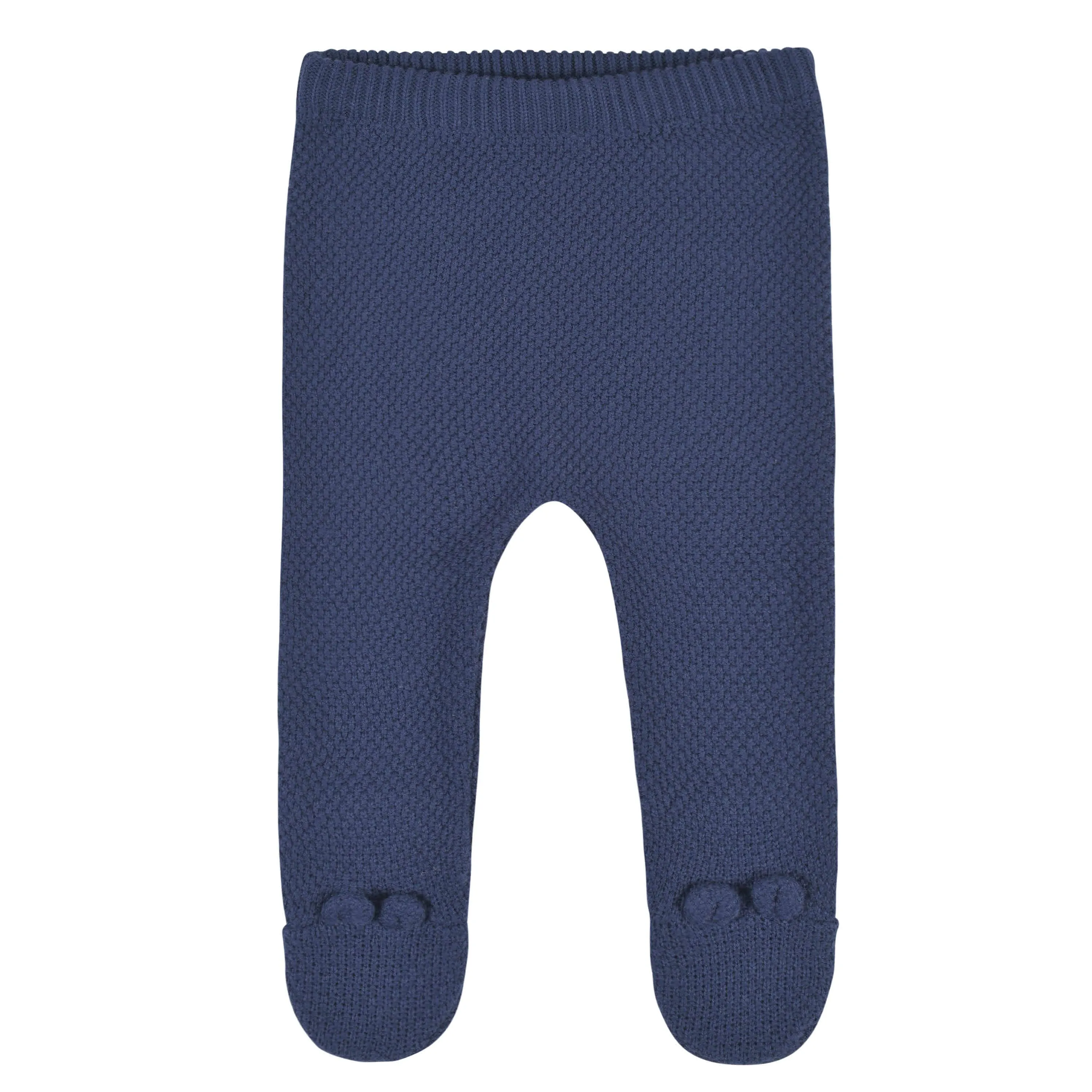 3-Piece Baby Boys Navy Knit Outfit & Blanket Set