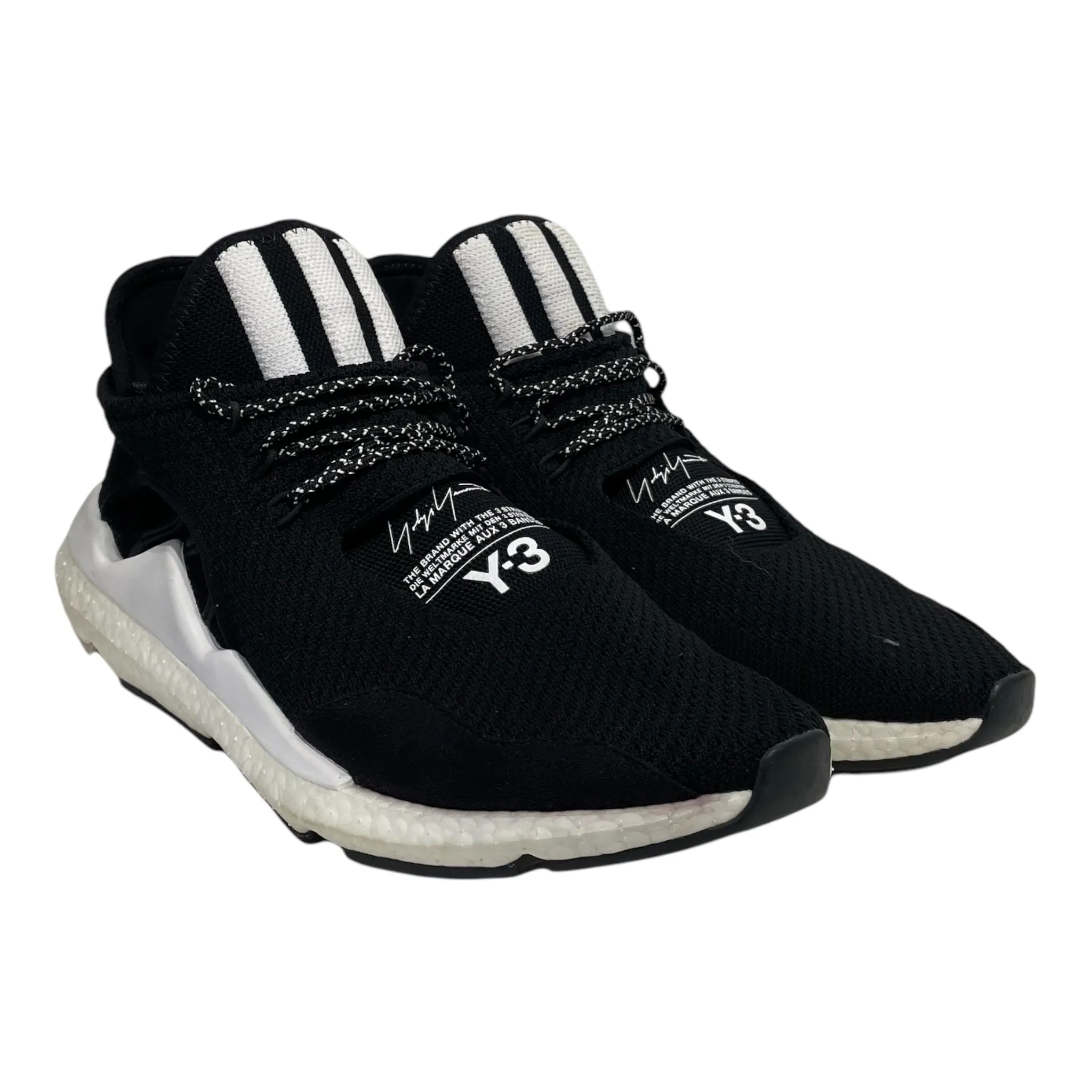 adidasxYohji Yamamoto(Y-3)/Low-Sneakers/US 10/Polyester/BLK/SAIKOU