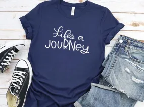 Adult Bella Canvas Tee | Life is a jouRNey Nurse Tee Shirt