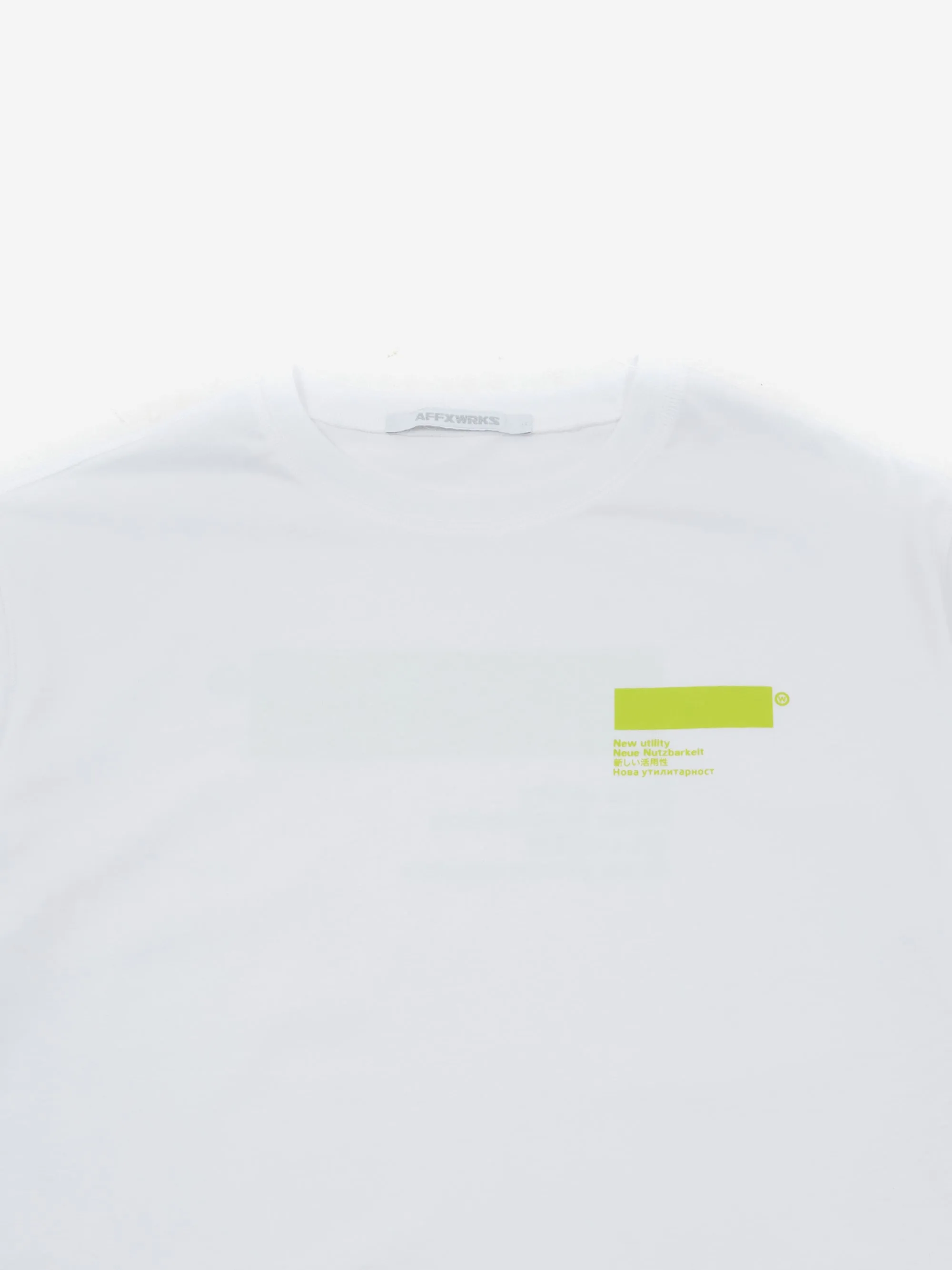 AFFXWRKS Standardised T-Shirt - Optic White