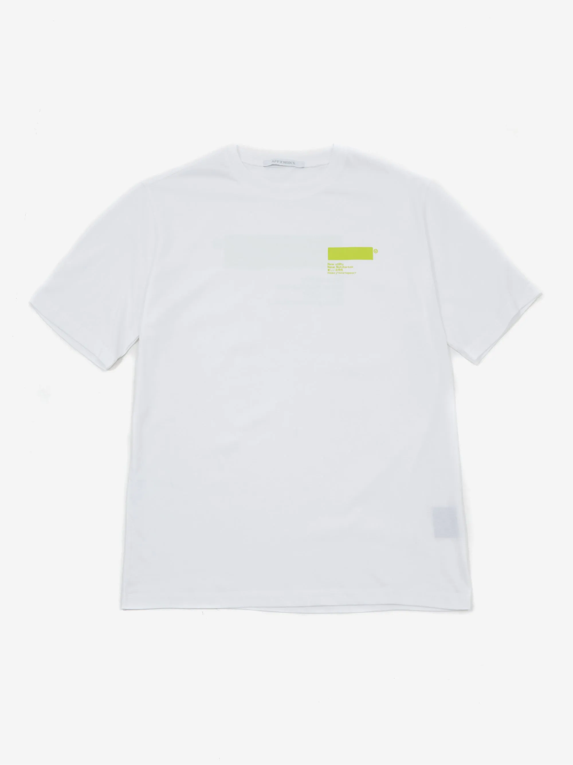 AFFXWRKS Standardised T-Shirt - Optic White