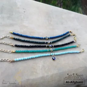 Afghani - Turkish Blue Evil Eye Bracelet