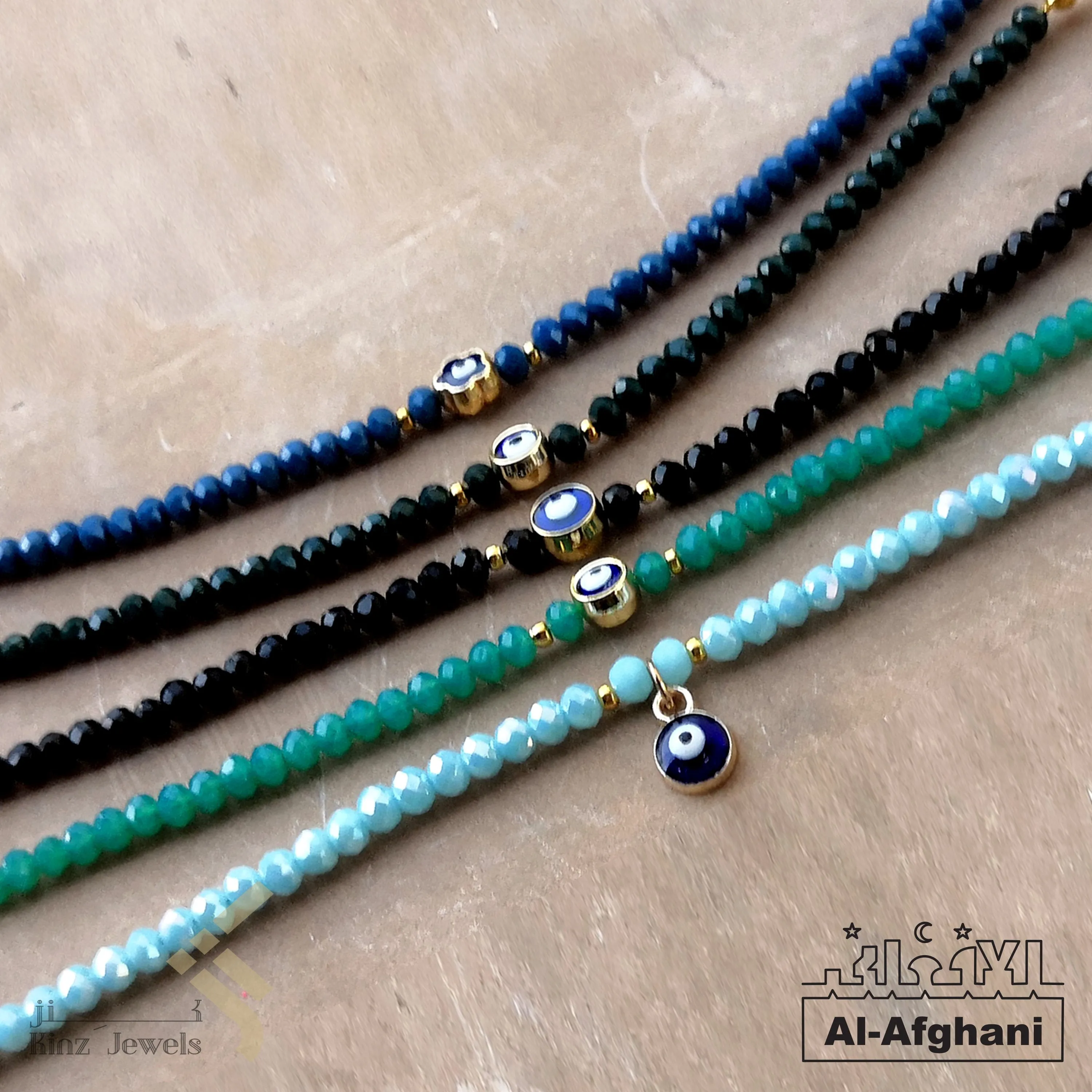 Afghani - Turkish Blue Evil Eye Bracelet