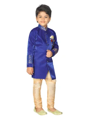 AHHAAAA Kid's Ethnic Sherwani and Breeches Set for Boys