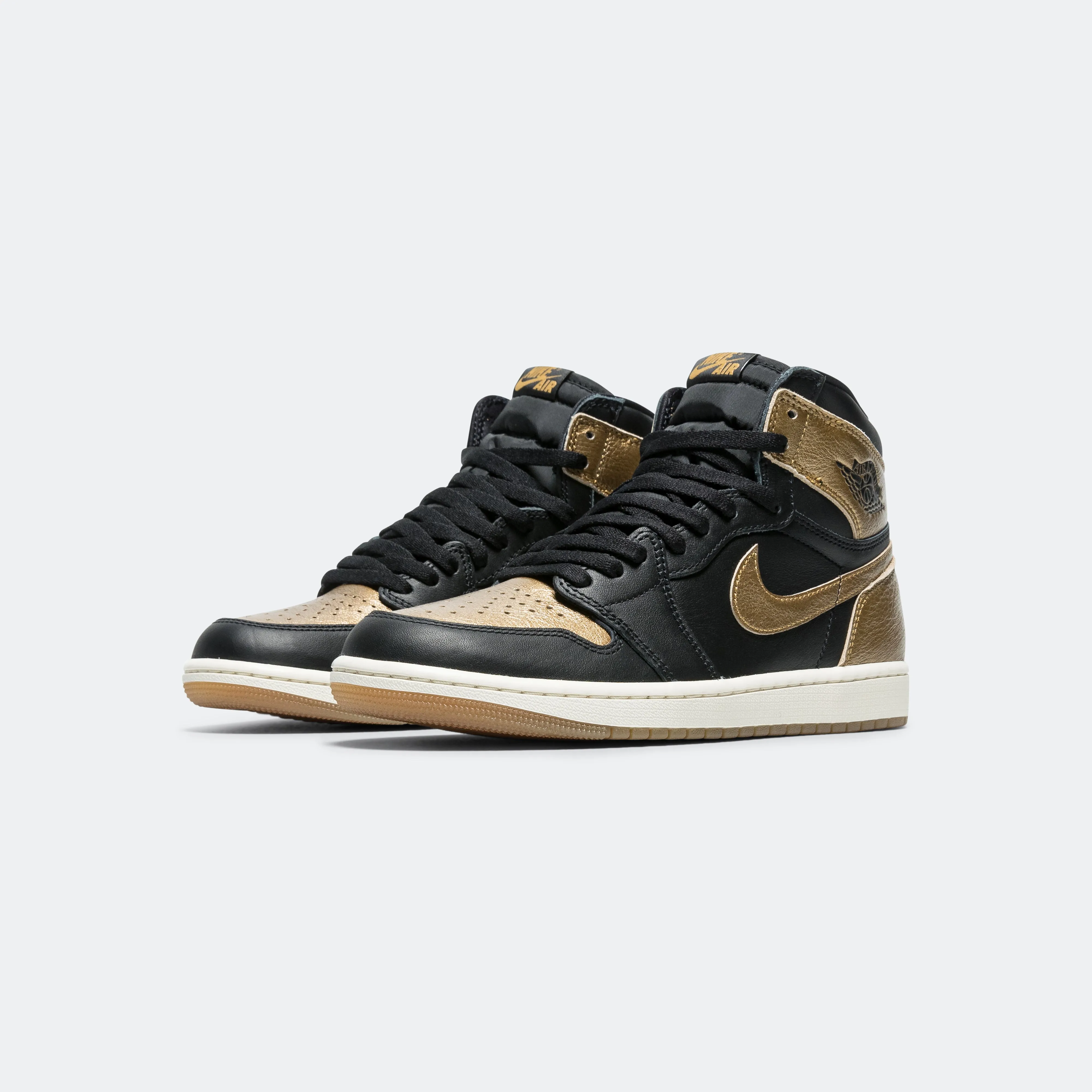 Air Jordan 1 Retro High OG - Black/Metallic Gold-Sail