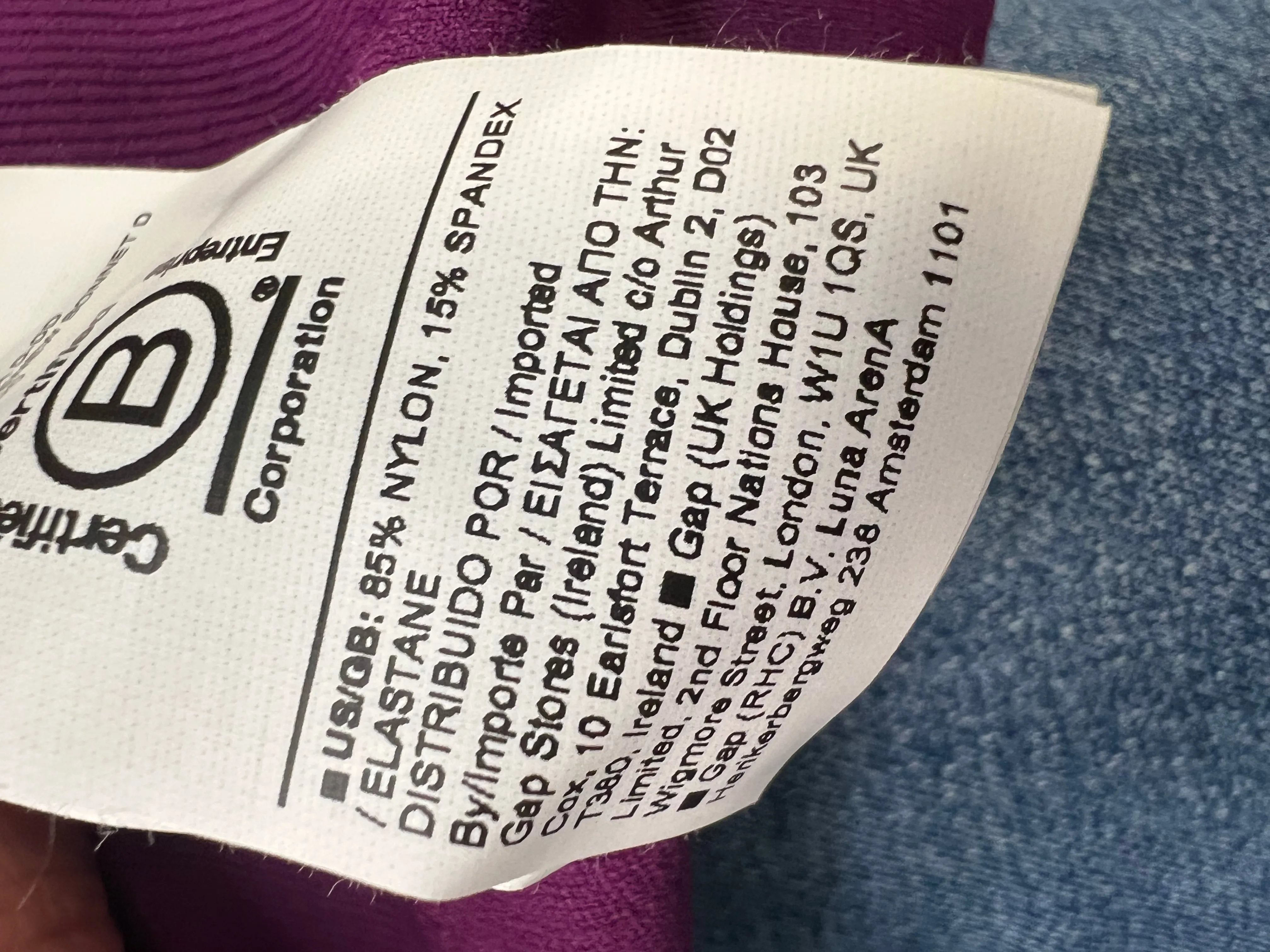 Athletic Bra By Athleta In Purple, Size: M