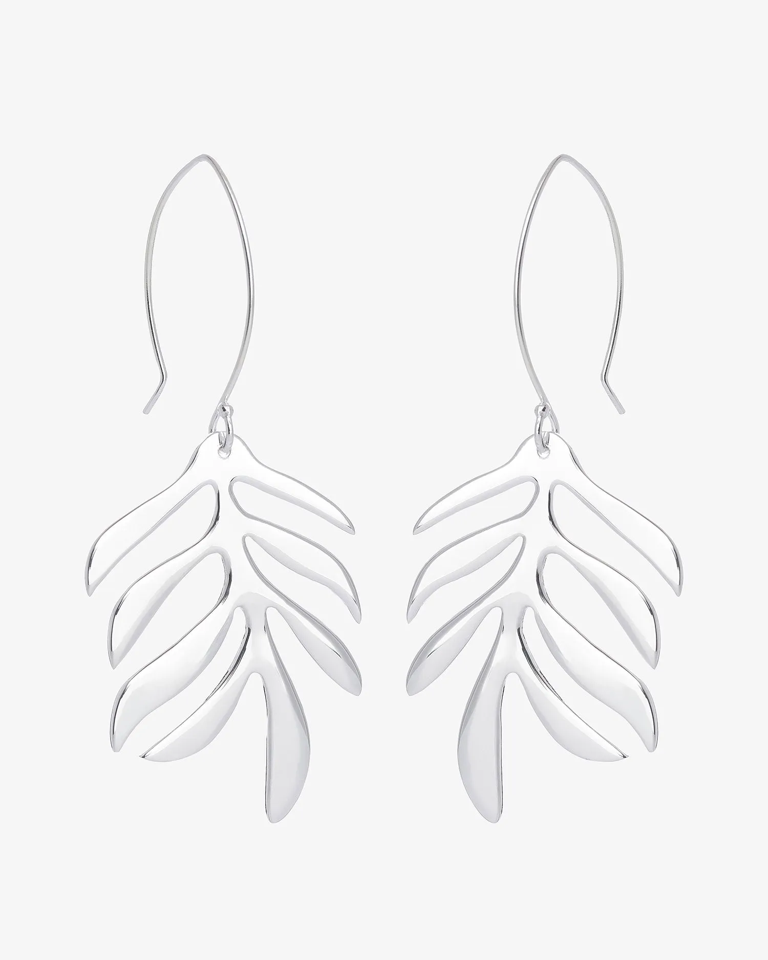 Autumn Leaf earrings silver