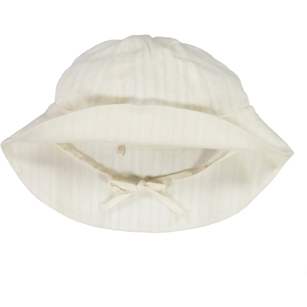 Baby Girl Sun Hat - eggshell