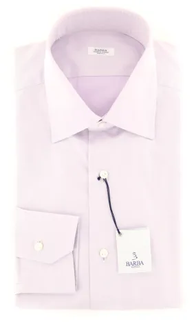 Barba Napoli Lavender Purple Shirt - Slim