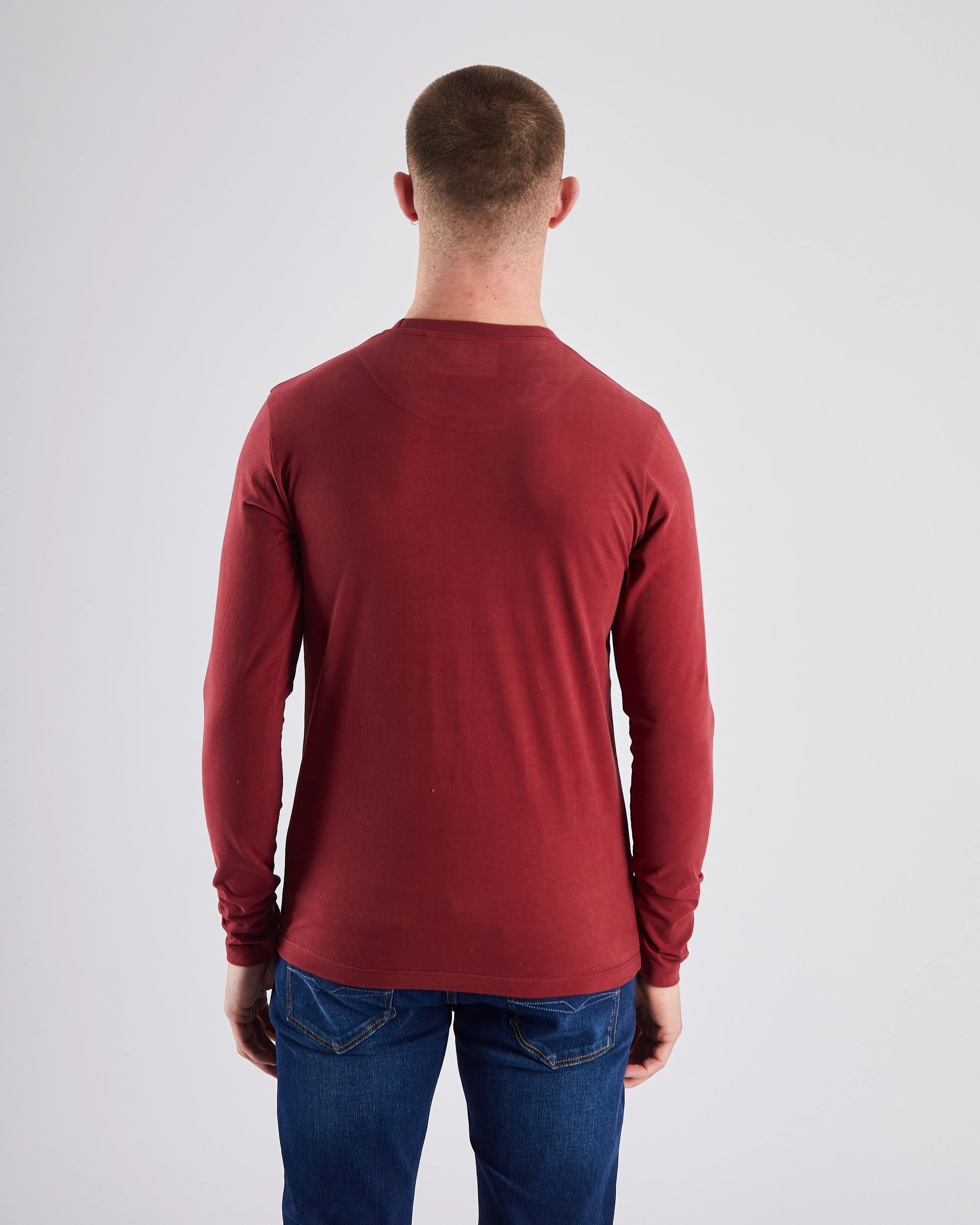 Basic Nilo  L/S Tee Havana Red