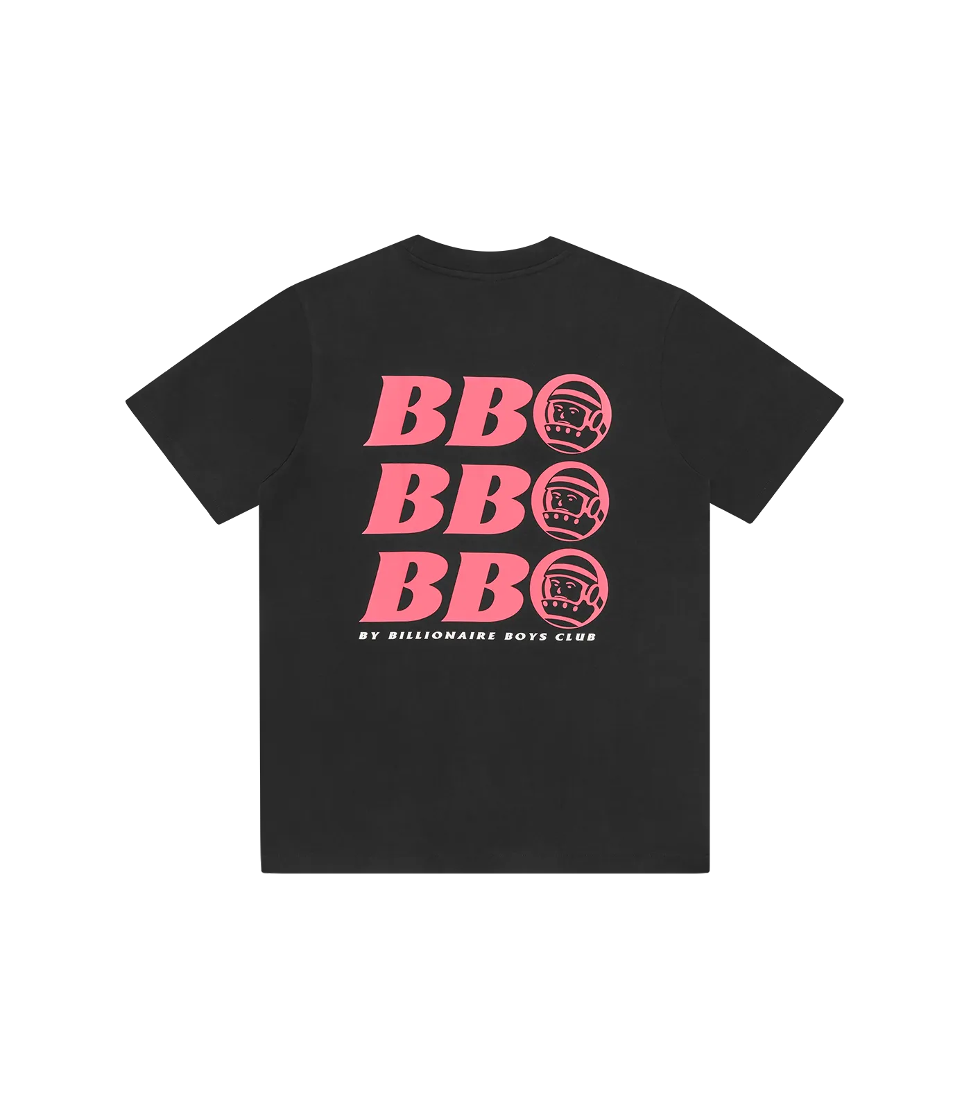 BB ASTRO REPEAT LOGO T-SHIRT - BLACK/PINK LOGO