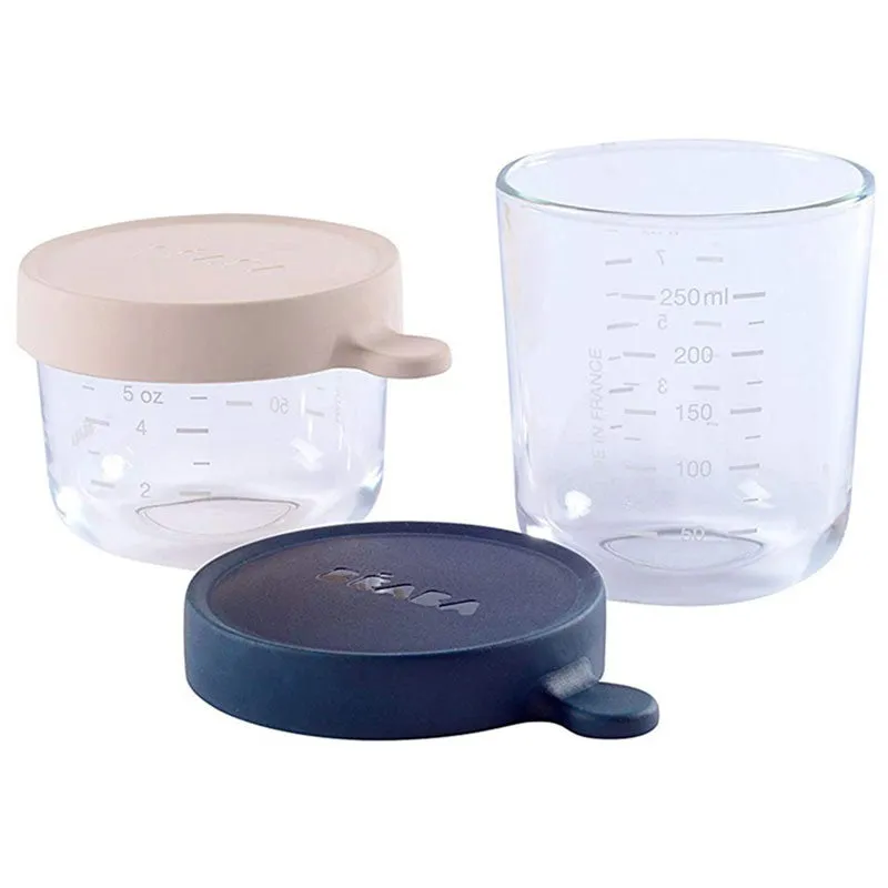 Beaba Glass Jars Twin Pack