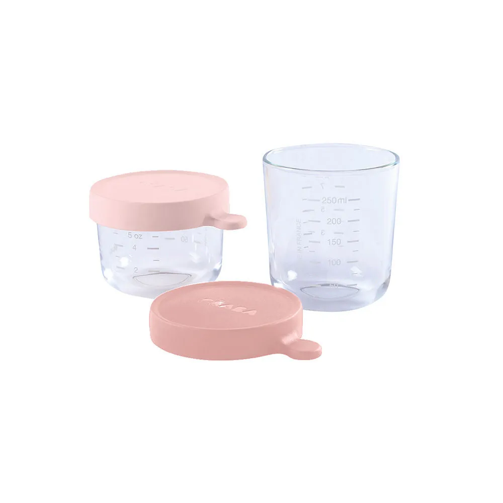 Beaba Glass Jars Twin Pack