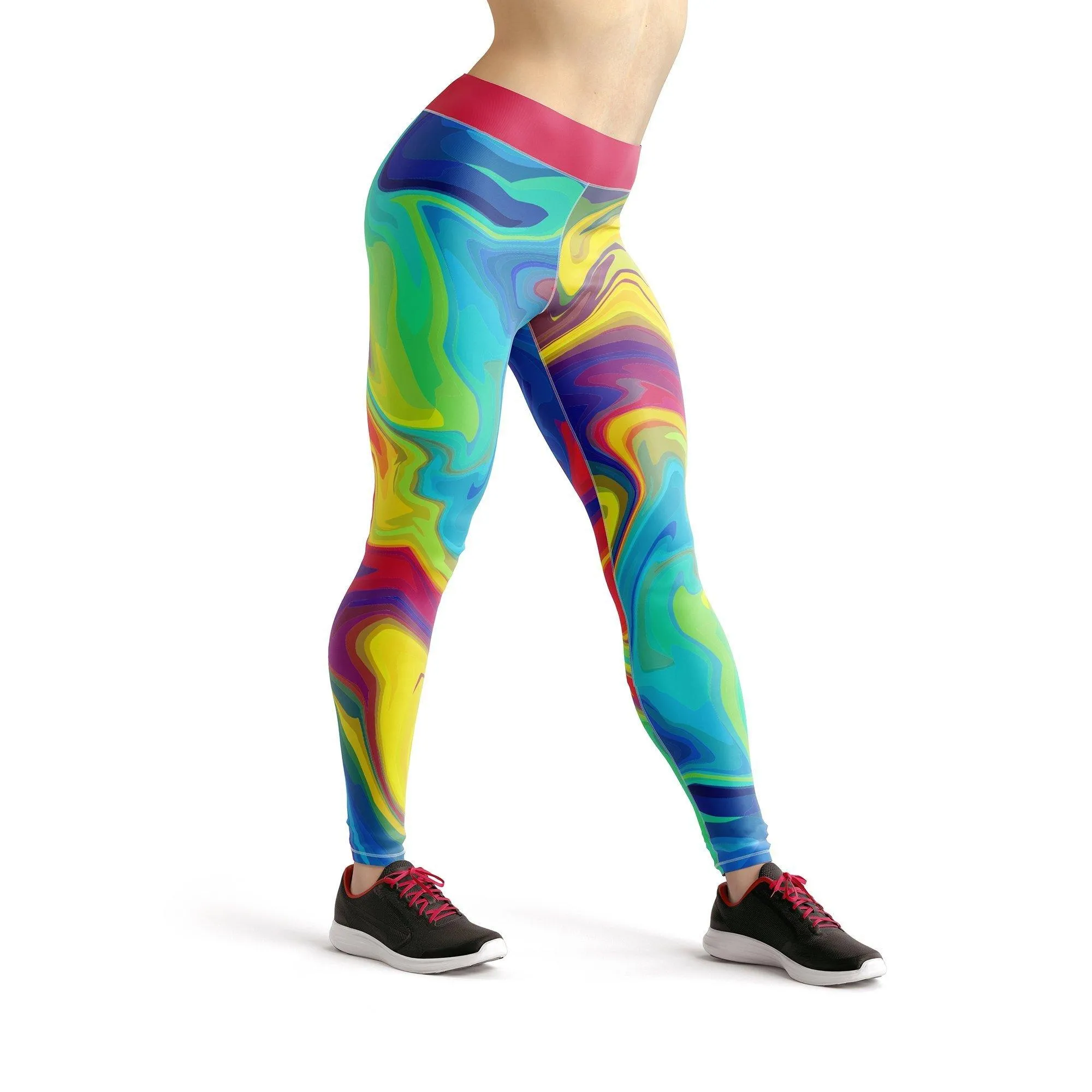 Beverly Rainbow Liquid Leggings