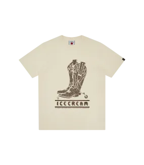 BOOTS T-SHIRT - CREAM