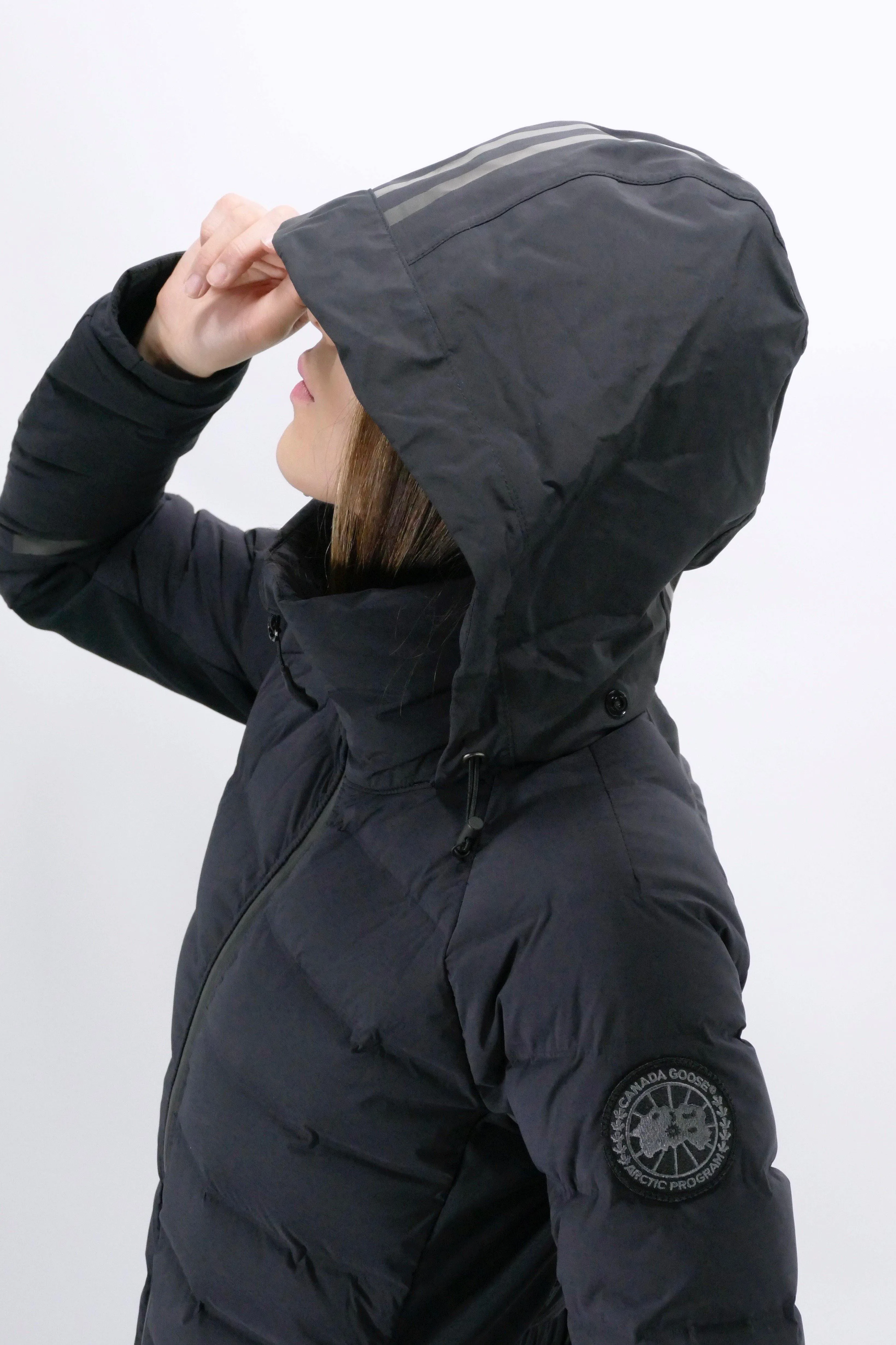 Canada Goose Womens Lite Jacket Hybridge CW Black Label - Black