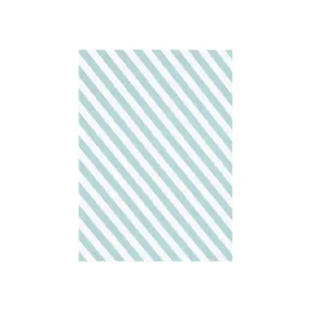 Castle Cloud Stripe Cot Fitted Sheet