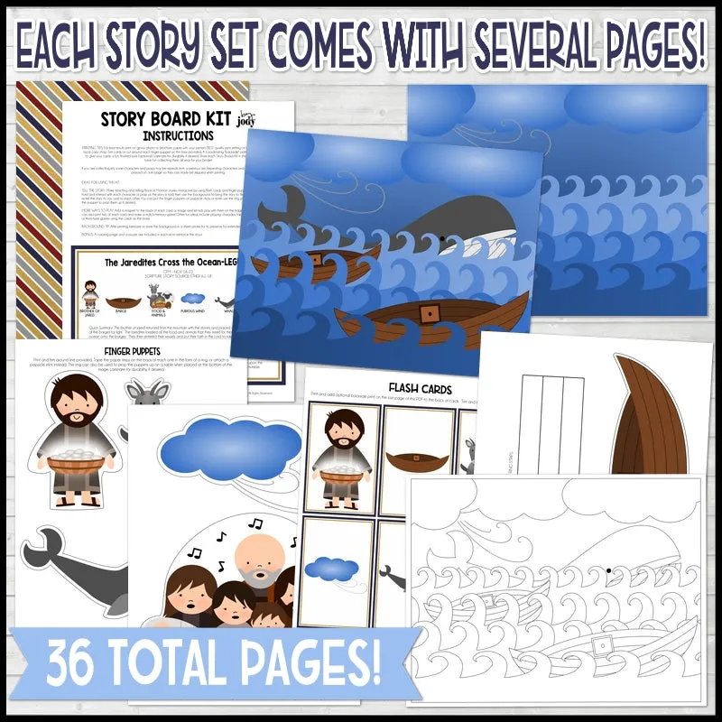 CFM BOOK of MORMON Story Board {KIT 10} Printable