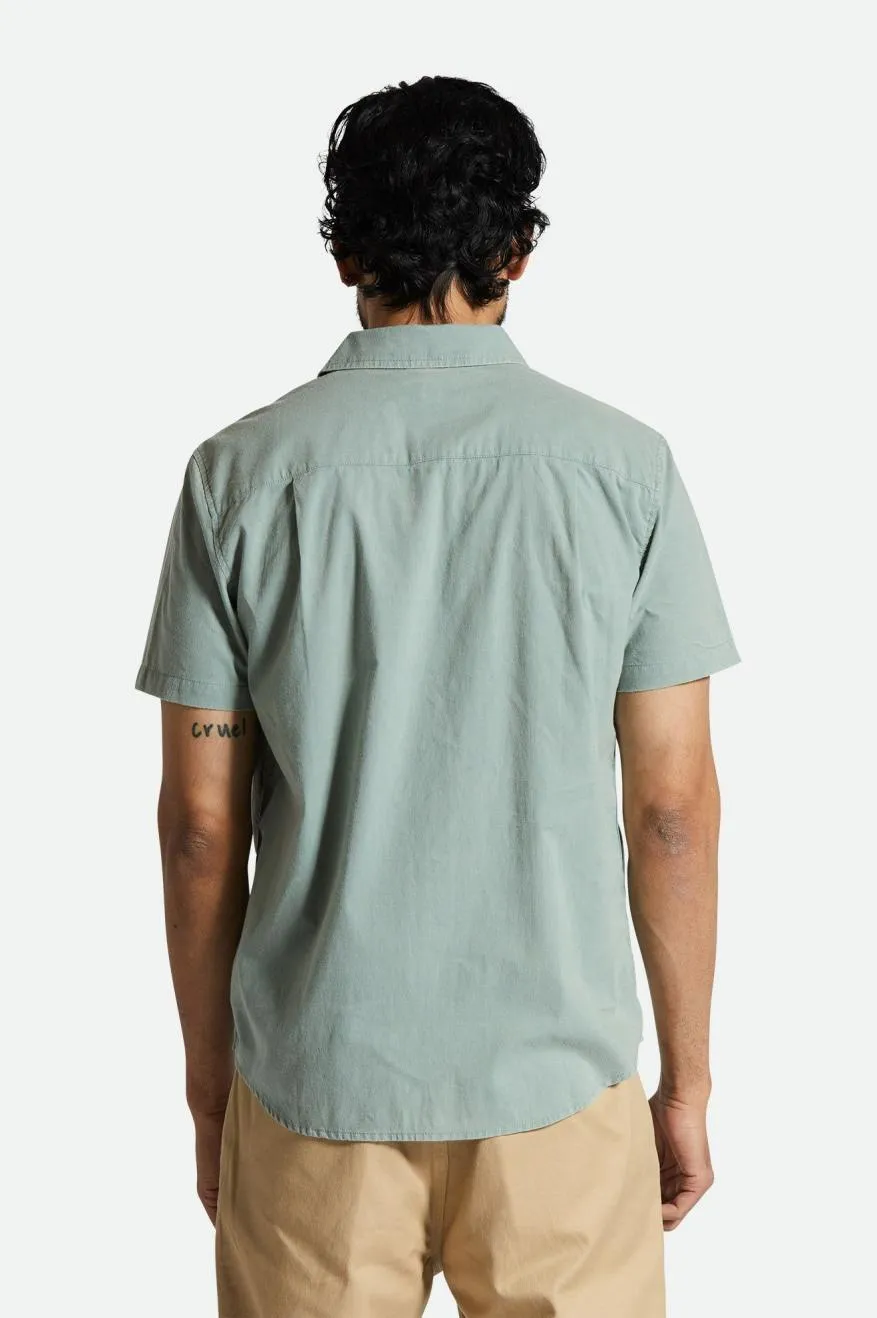 Charter Sol Wash S/S Woven Shirt - Chinois Green Sol Wash