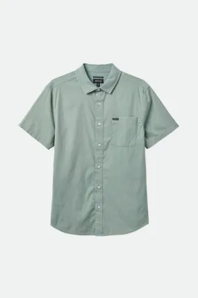 Charter Sol Wash S/S Woven Shirt - Chinois Green Sol Wash