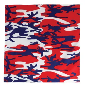 Colored Camo Bandana by Rothco - Available in 7 Colors