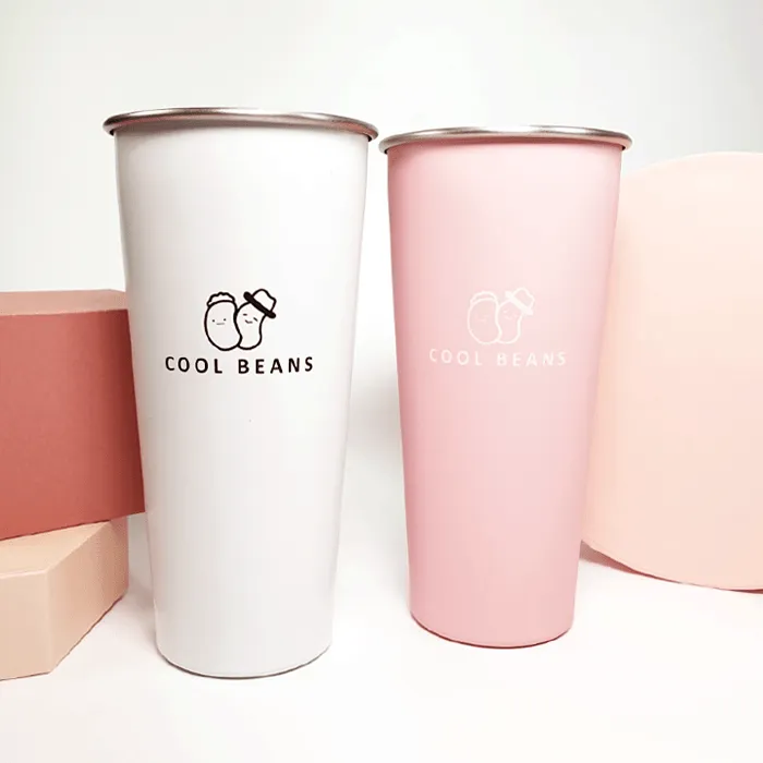 COOL BEANS 16oz Stainless Steel Tumbler 保溫咖啡杯