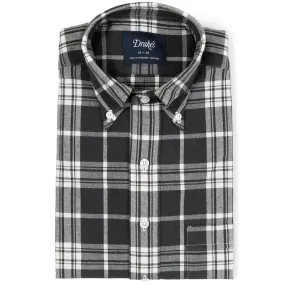 Cotton Flannel Glen Plaid Shirt