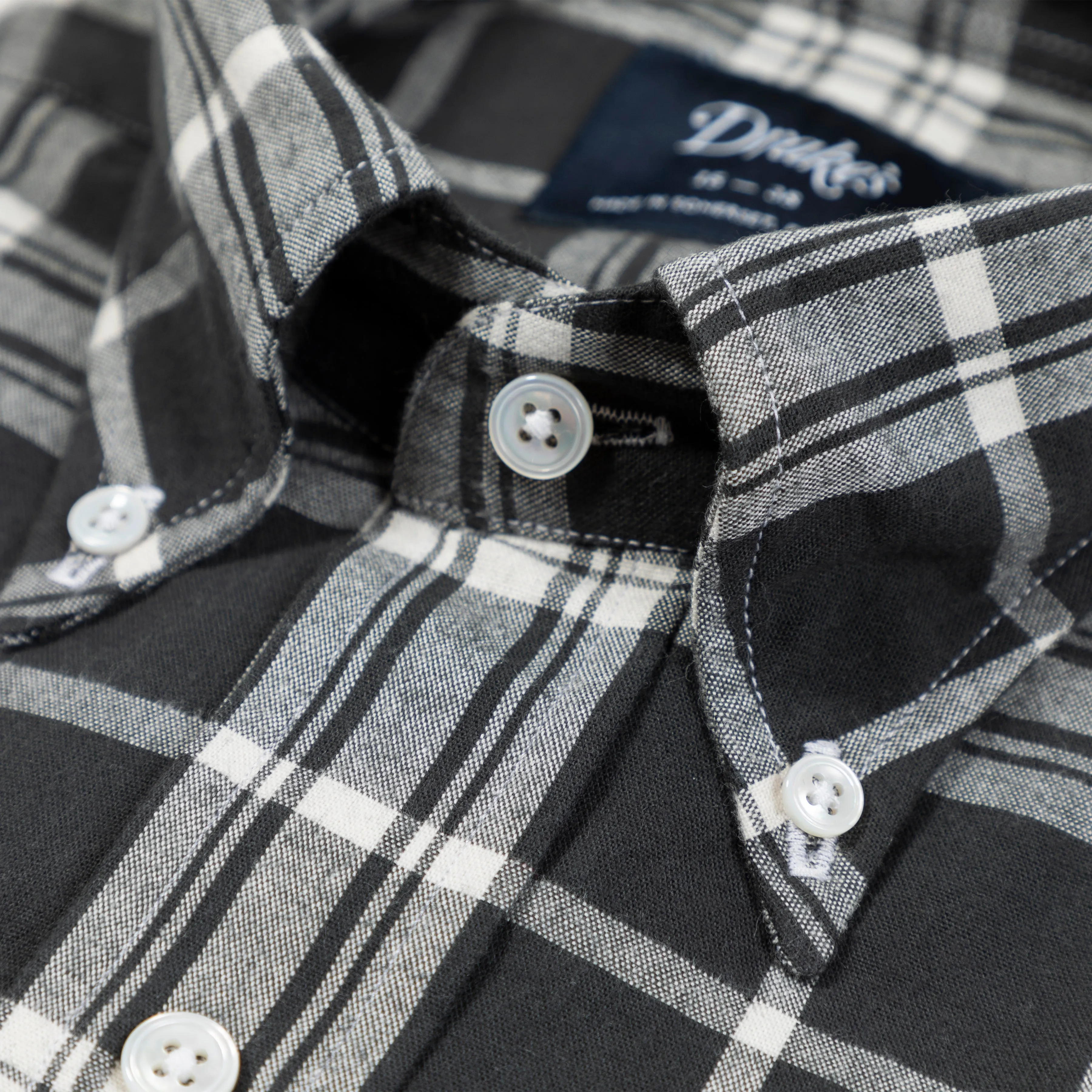 Cotton Flannel Glen Plaid Shirt