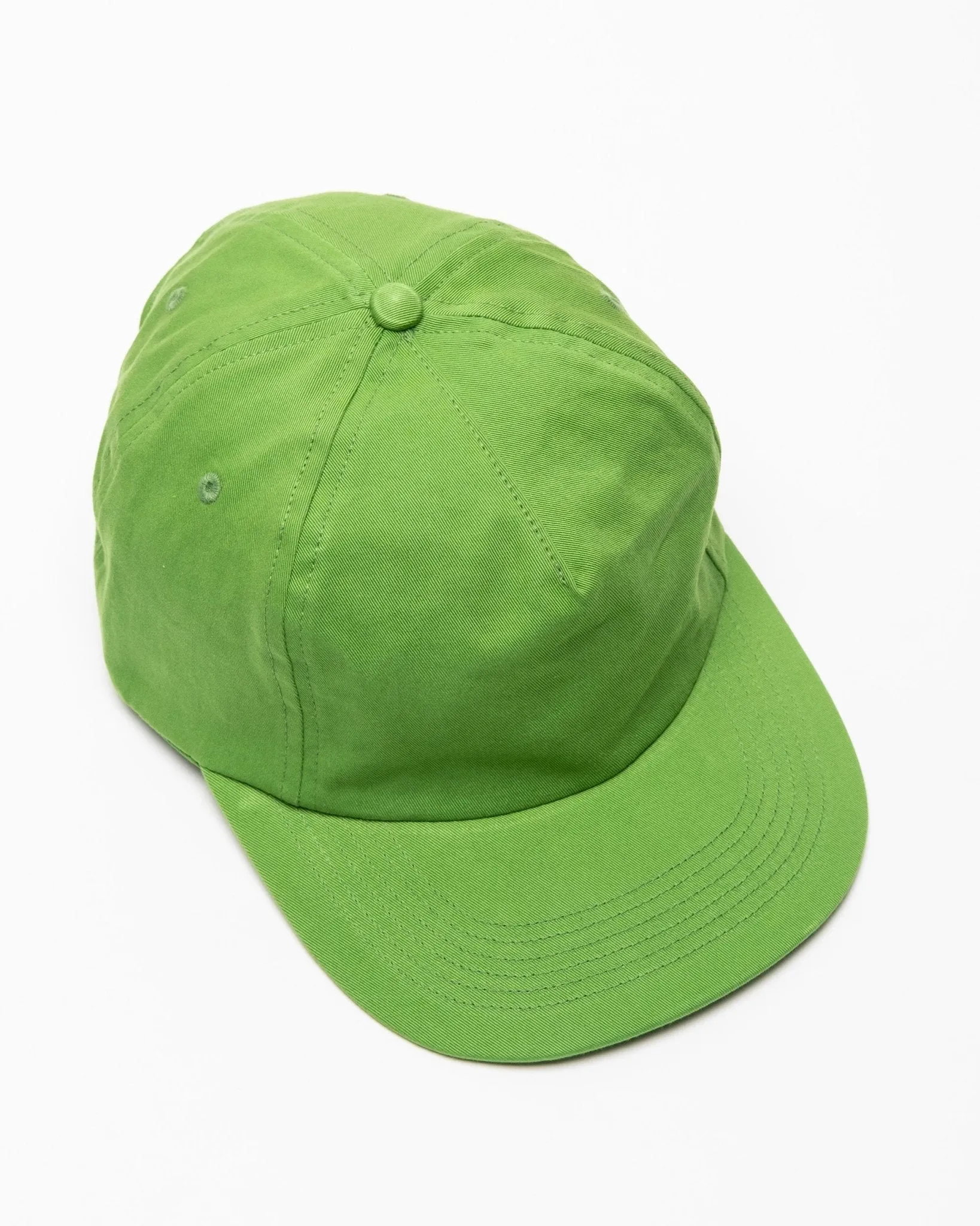 Cotton Twill Cap Bright Green