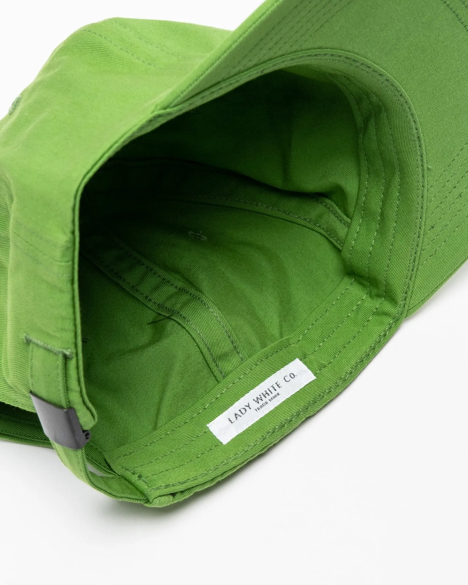 Cotton Twill Cap Bright Green