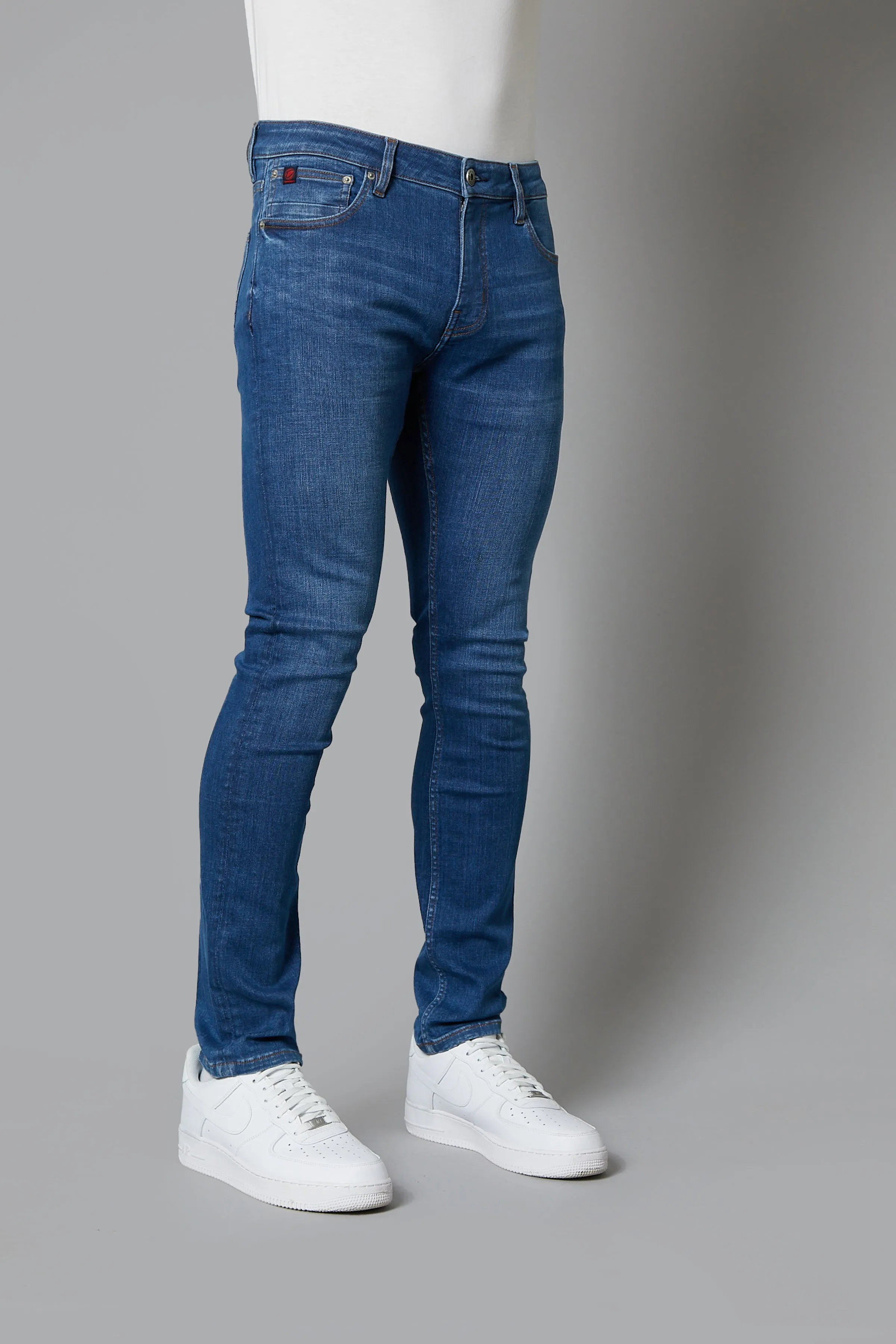 Dakota Slim Fit Jeans In Mid Blue