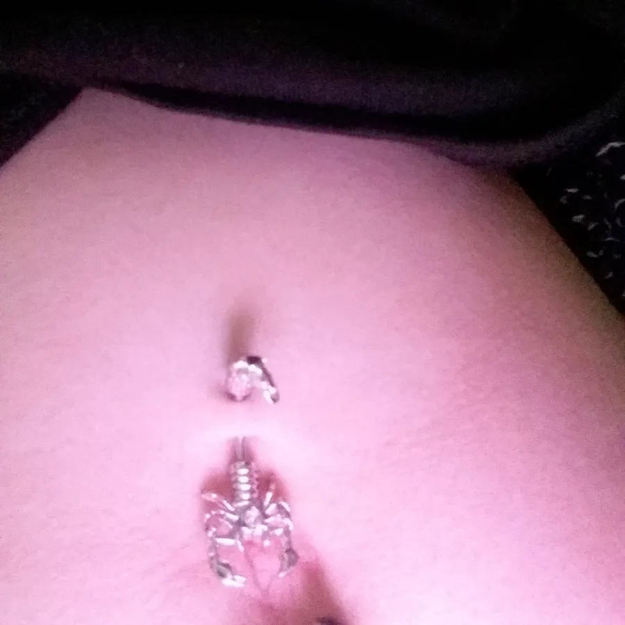 Desert Scorpion Split Belly Ring