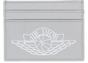 Dior x Jordan Wings Card Holder (4 Card Slot) Grey