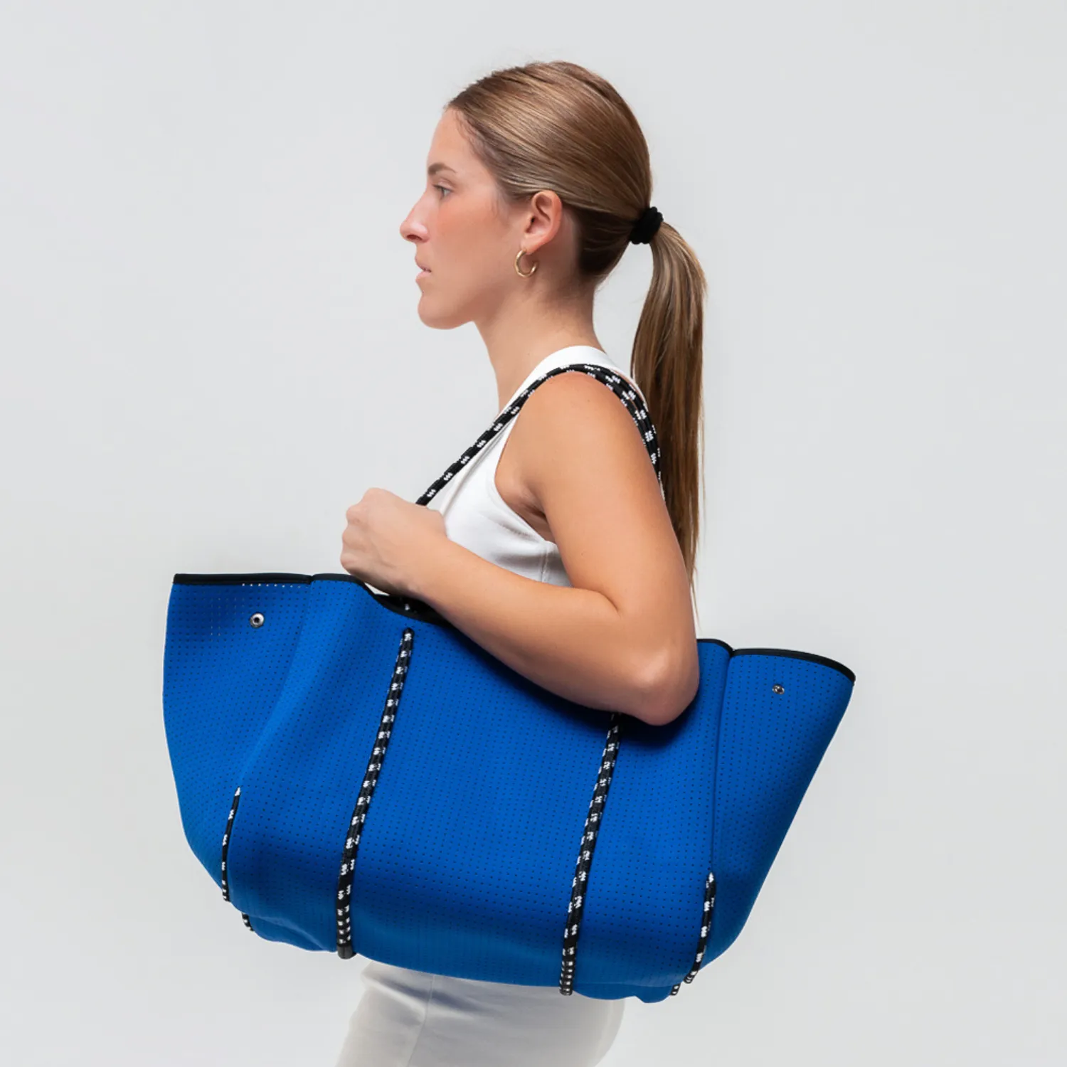 FLAP CROSSBODY   EVERYDAY TOTE - ROYAL BLUE