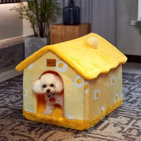 Foldable Pet House Puppy Cave Sofa