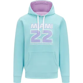 Formula 1 Tech Collection F1 Miami GP Unisex Hoodie - Lilac/Baby Blue