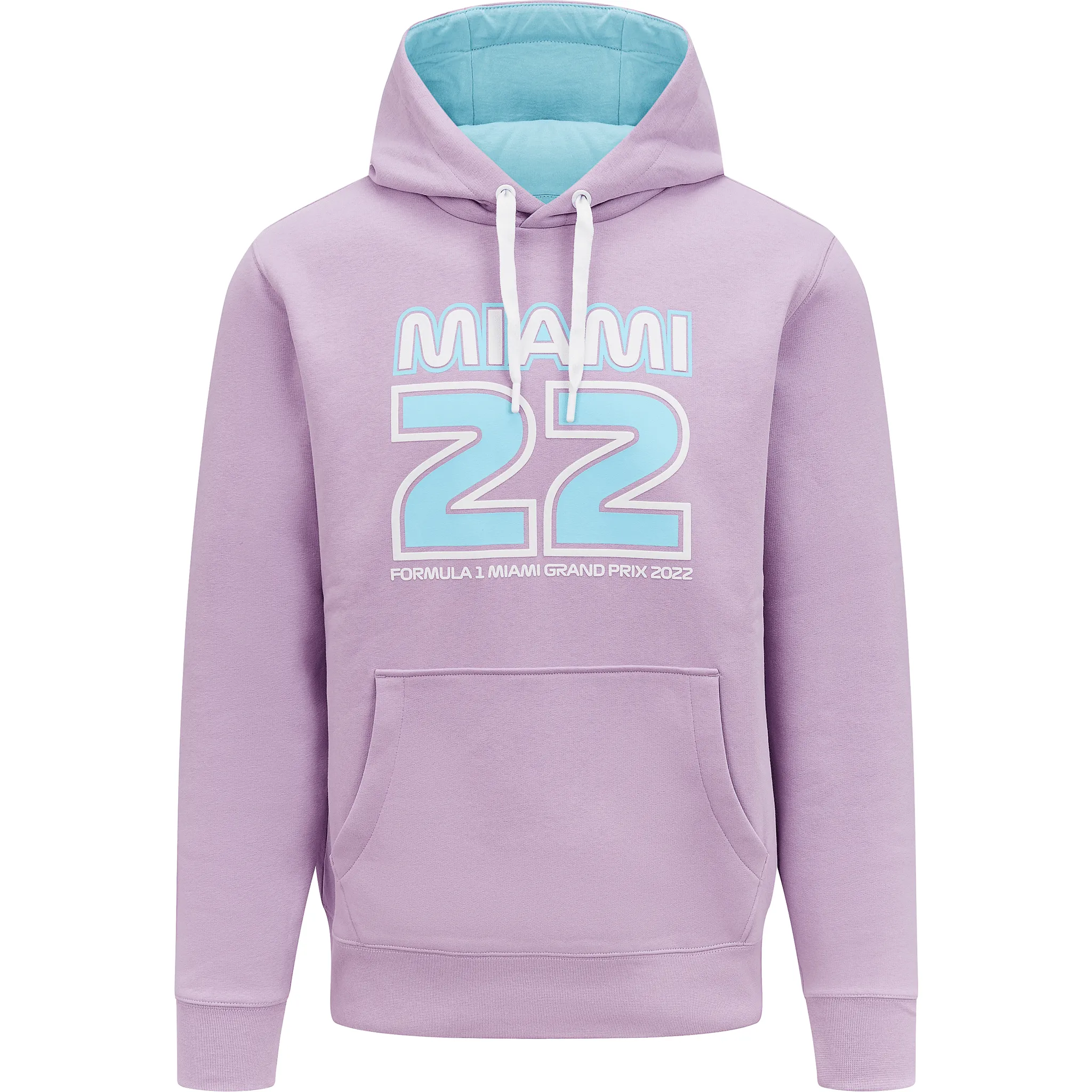 Formula 1 Tech Collection F1 Miami GP Unisex Hoodie - Lilac/Baby Blue