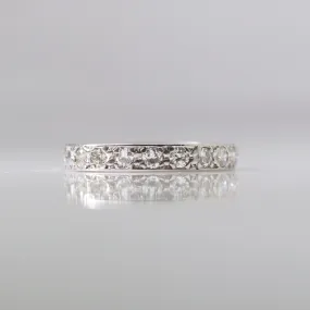 Full Set Art Deco Diamond Eternity Ring