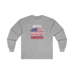 God Bless America Long Sleeve Tee