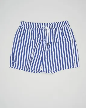 Gran Sasso Striped Swim Trunks / Navy