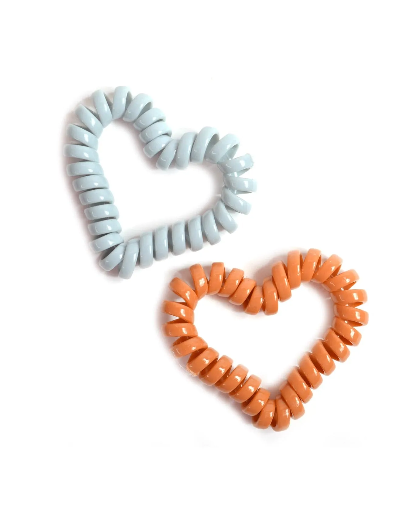 Heart Spiral Hair Ties