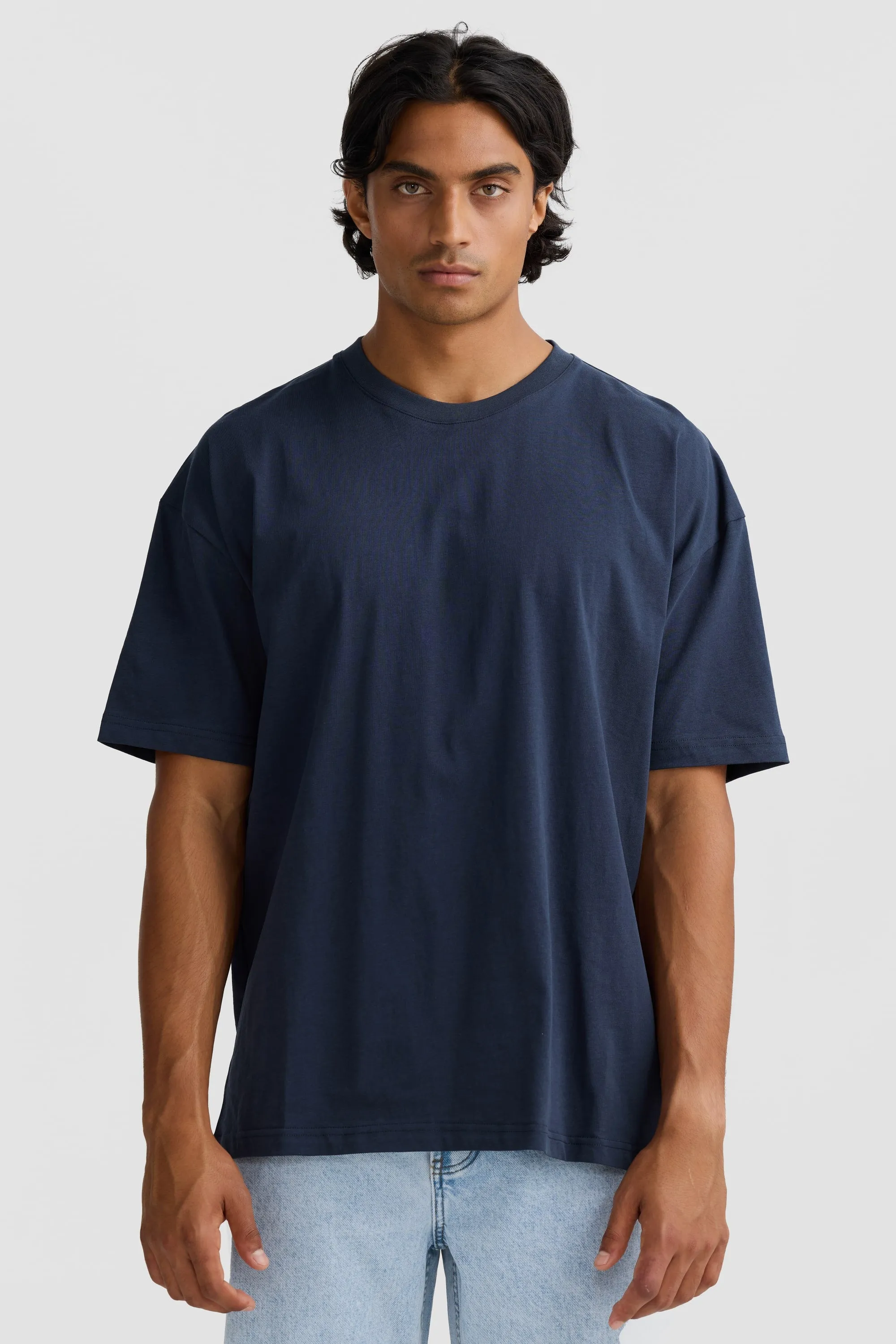 Henderson Box Fit T Shirt Navy