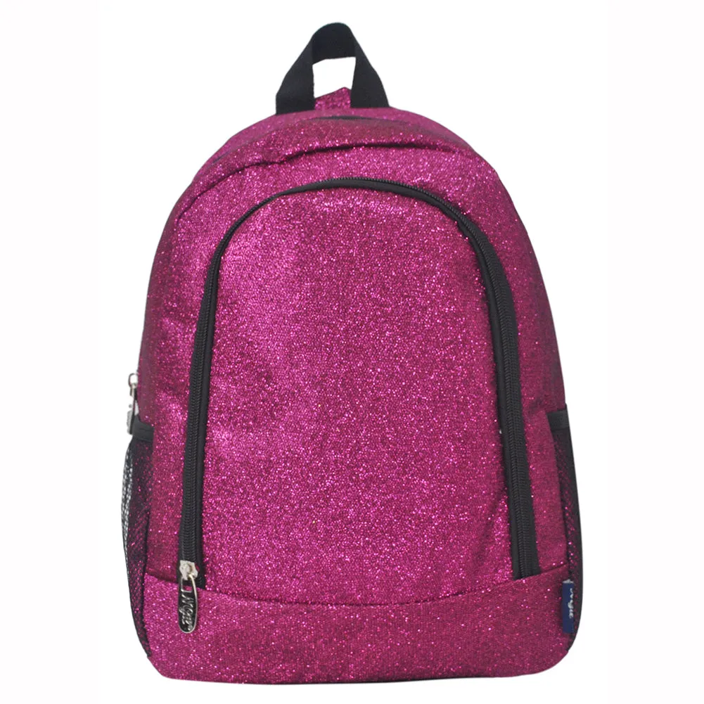 Hot Pink Glitter Medium Size NGIL Backpacks For Dance and Cheer Competition