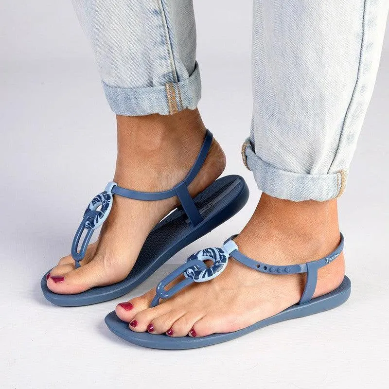 Ipanema Kate Chain Thong Sandals - Blue