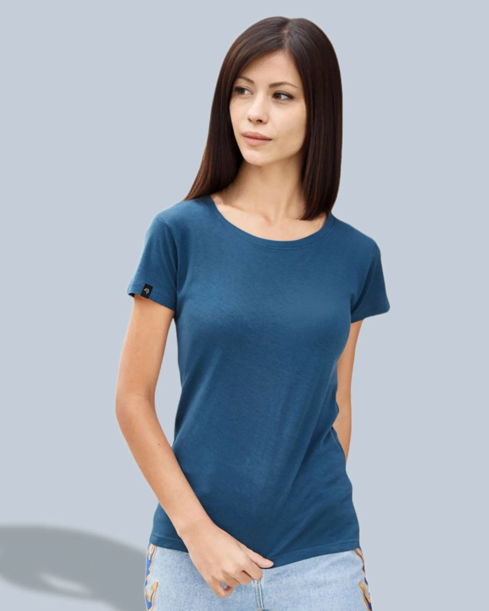 JAN 8007 ― Damen Bio-Baumwolle T-Shirt - Natural Weiß