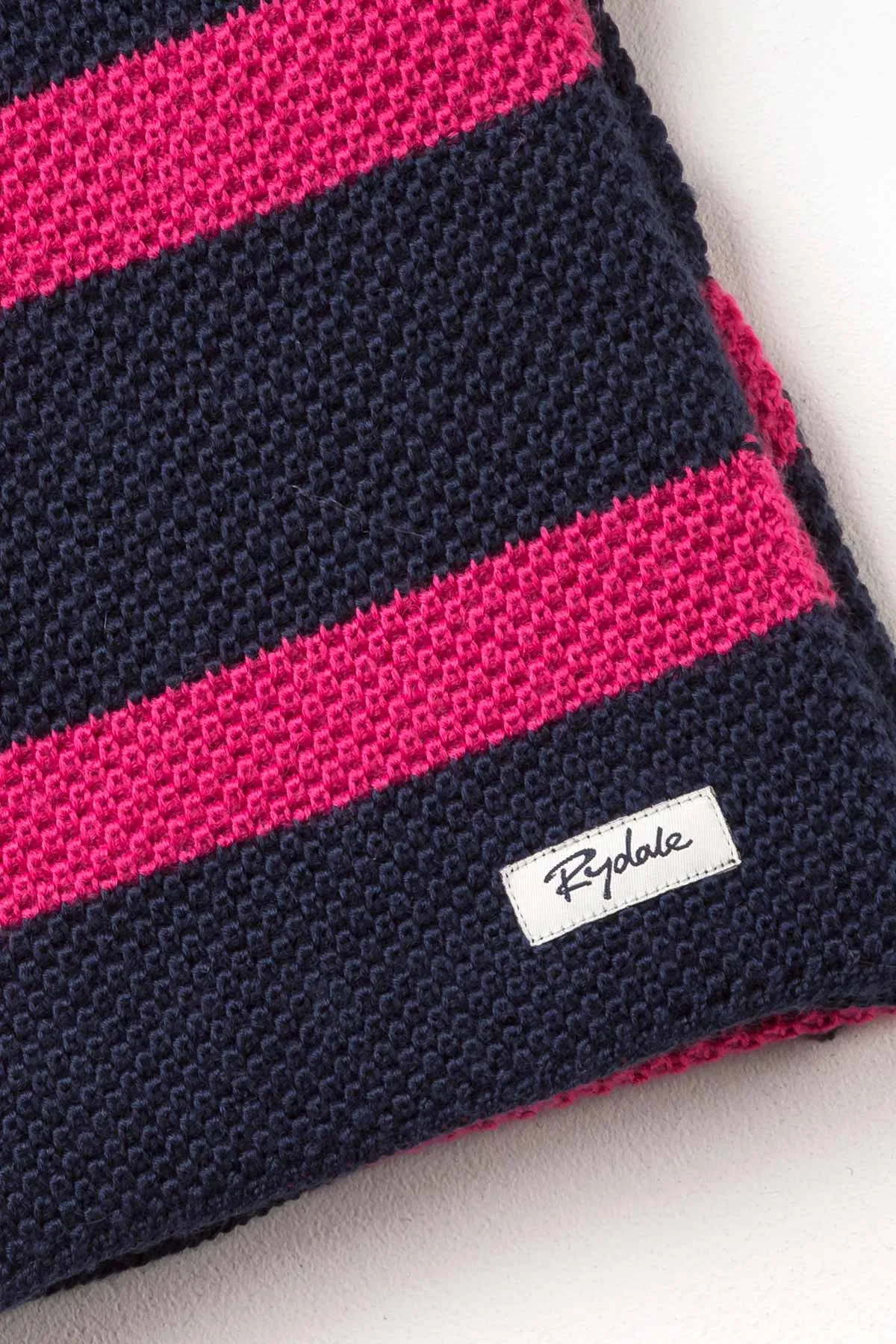 Ladies Striped Knit Scarf - Rosie