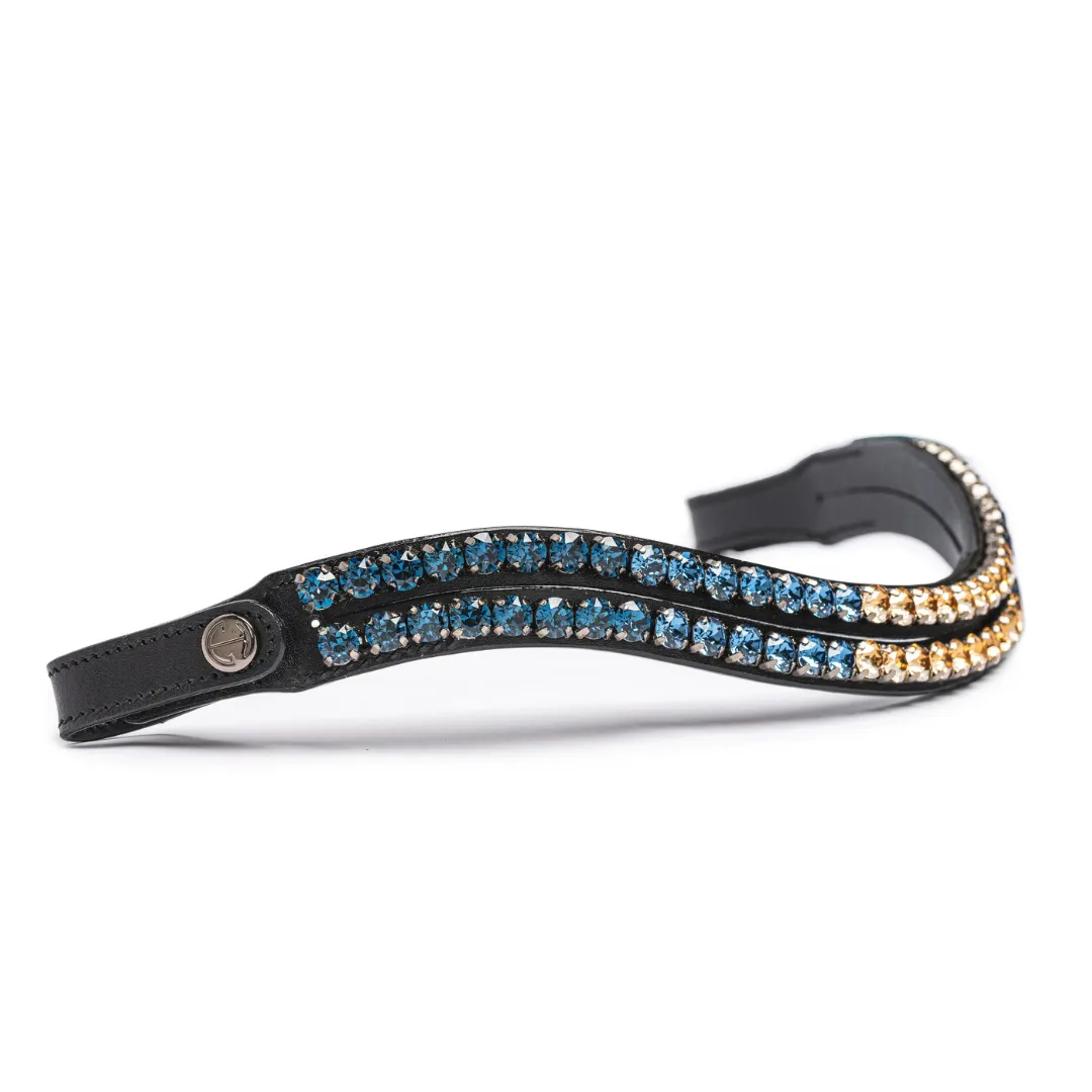 Limelight Two Row Wave Browband - Dusk To Dawn