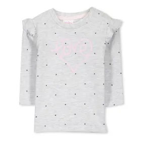 Love Tee - Silver Marle (Milky Baby)