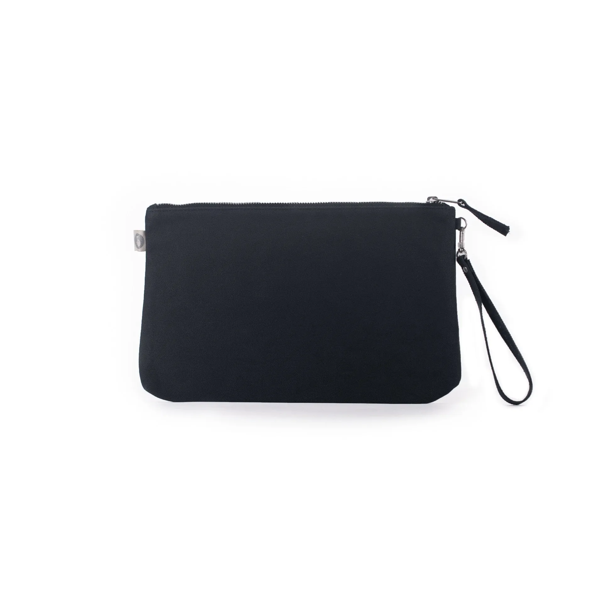 Luxe Clutch with Wristlet: Black